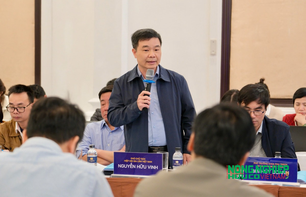 Ông Nguyễn Hữu Vinh, Phó Chủ tịch Hiệp hội Gia cầm Việt Nam