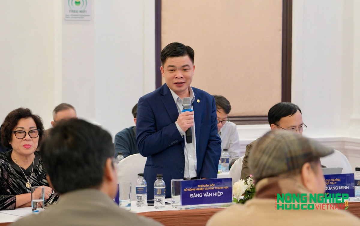 Ông Đặng Văn Hiệp, Phó Giám đốc Sở NN-PTNT tỉnh Thanh Hóa