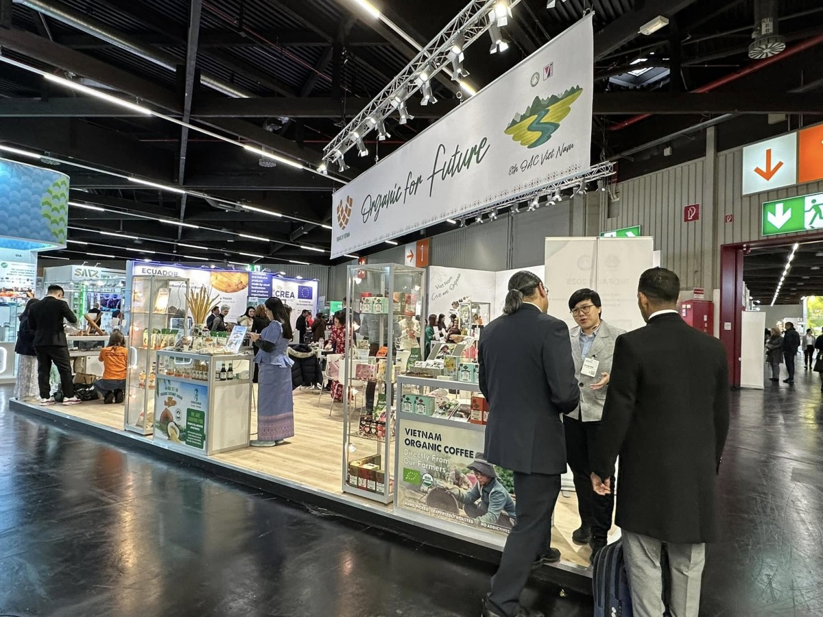 Nông nghiệp hữu cơ Việt Nam tiếp tục hành trình chinh phục thị trường quốc tế tại Biofach 2025