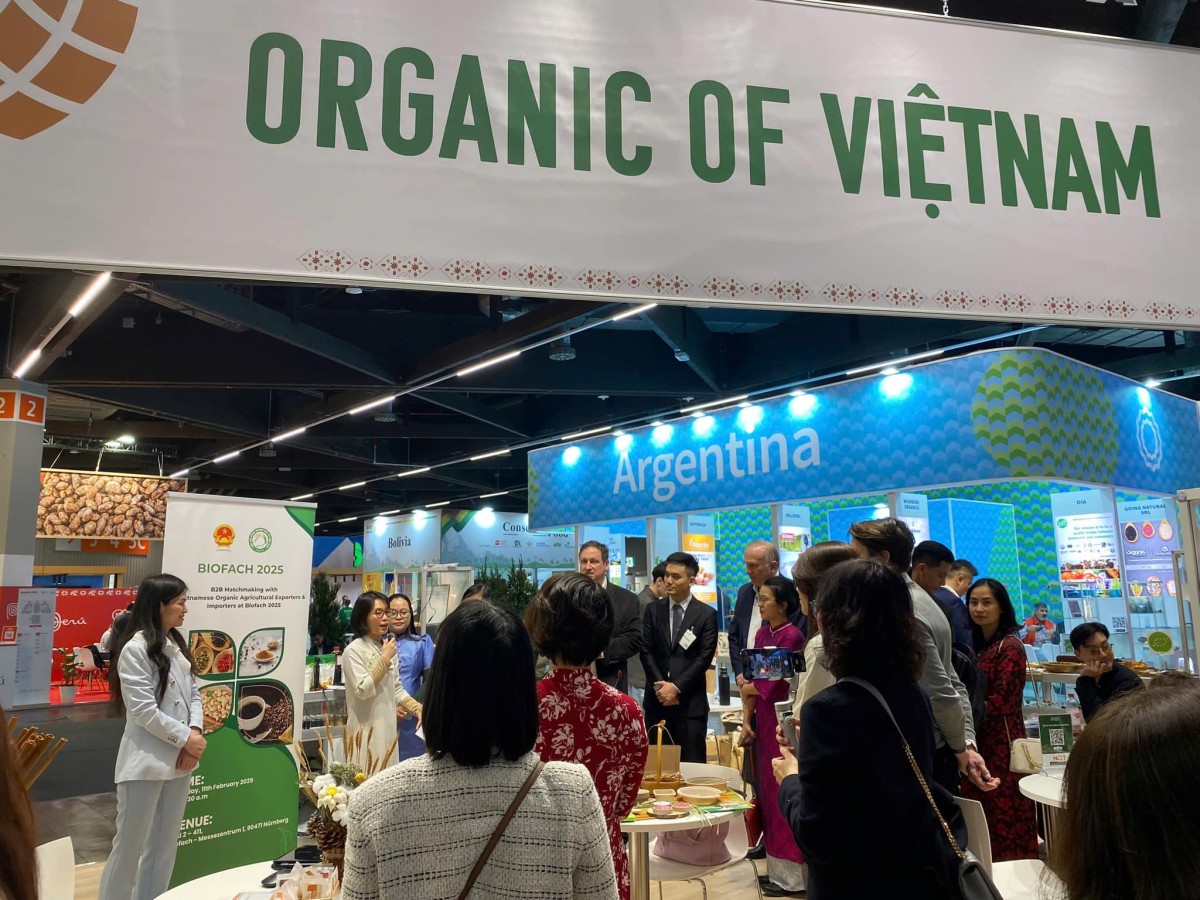 Nông nghiệp hữu cơ Việt Nam tiếp tục hành trình chinh phục thị trường quốc tế tại Biofach 2025
