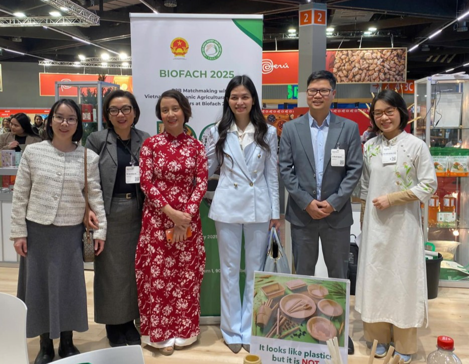 Nông nghiệp hữu cơ Việt Nam tiếp tục hành trình chinh phục thị trường quốc tế tại Biofack 2025