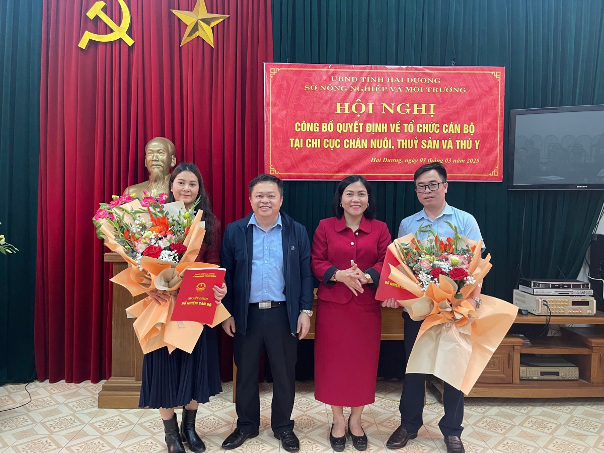 Hải Dương: Thành lập Chi cục Chăn nuôi, Thủy sản và Thú y thuộc sở Nông nghiệp và Môi trường