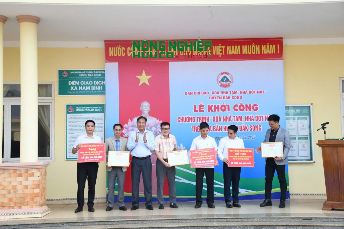 Đắk Nông: Huyện Đắk Song khởi công Chương trình xóa nhà tạm, nhà dột nát