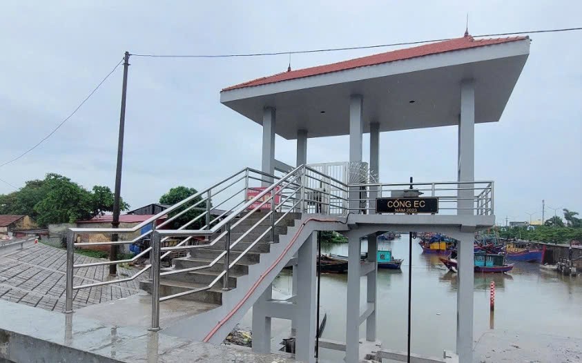 Hải Phòng: Hoàn thành 10 cống dưới đê được đầu tư đưa vào sử dụng