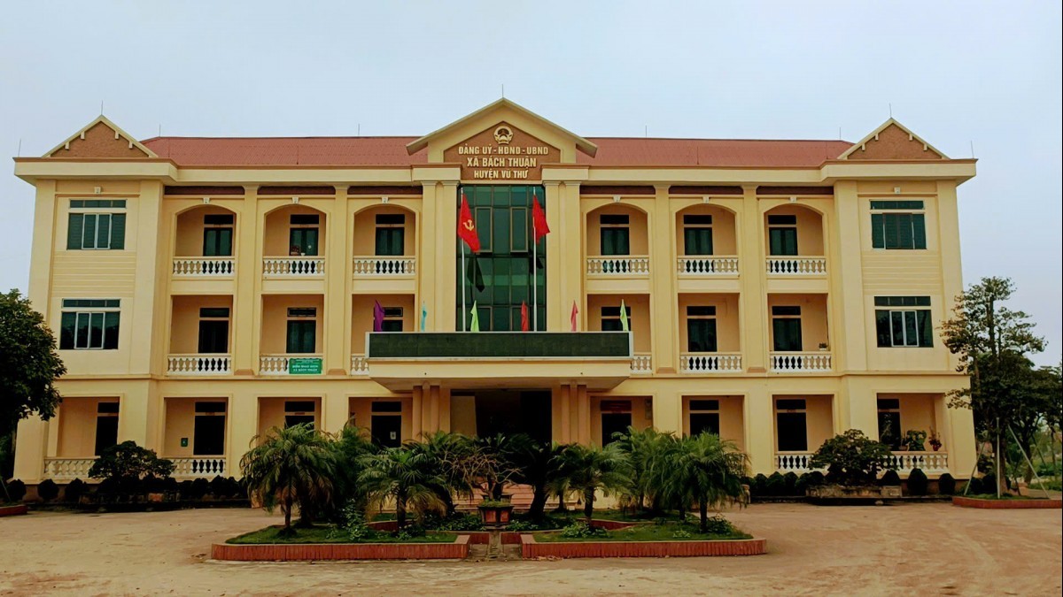 Thái Bình: Xã Bách Thuận quyết tâm phấn đấu xây dựng “Nông thôn mới kiểu mẫu”