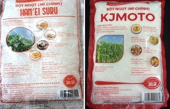 Tạm dừng lưu thông hàng hóa đối với bột ngọt KJMOTO và HAN'EI SURU xuất xứ Trung Quốc