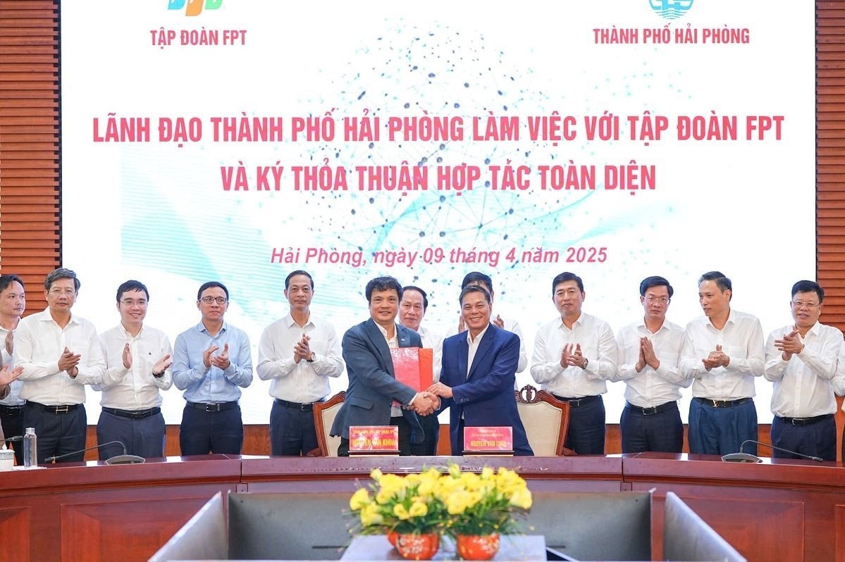 TP.Hải Phòng và tập đoàn FPT hợp tác toàn diện về khoa học công nghệ và chuyển đổi số