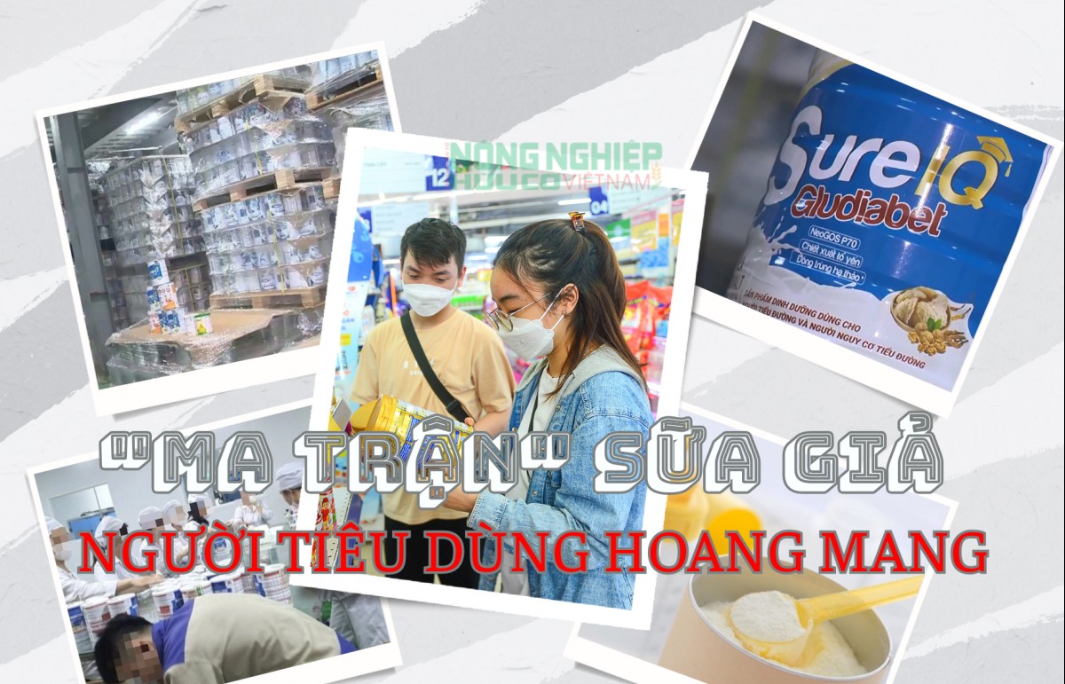 "Ma trận" sữa giả khiến người tiêu dùng hoang mang