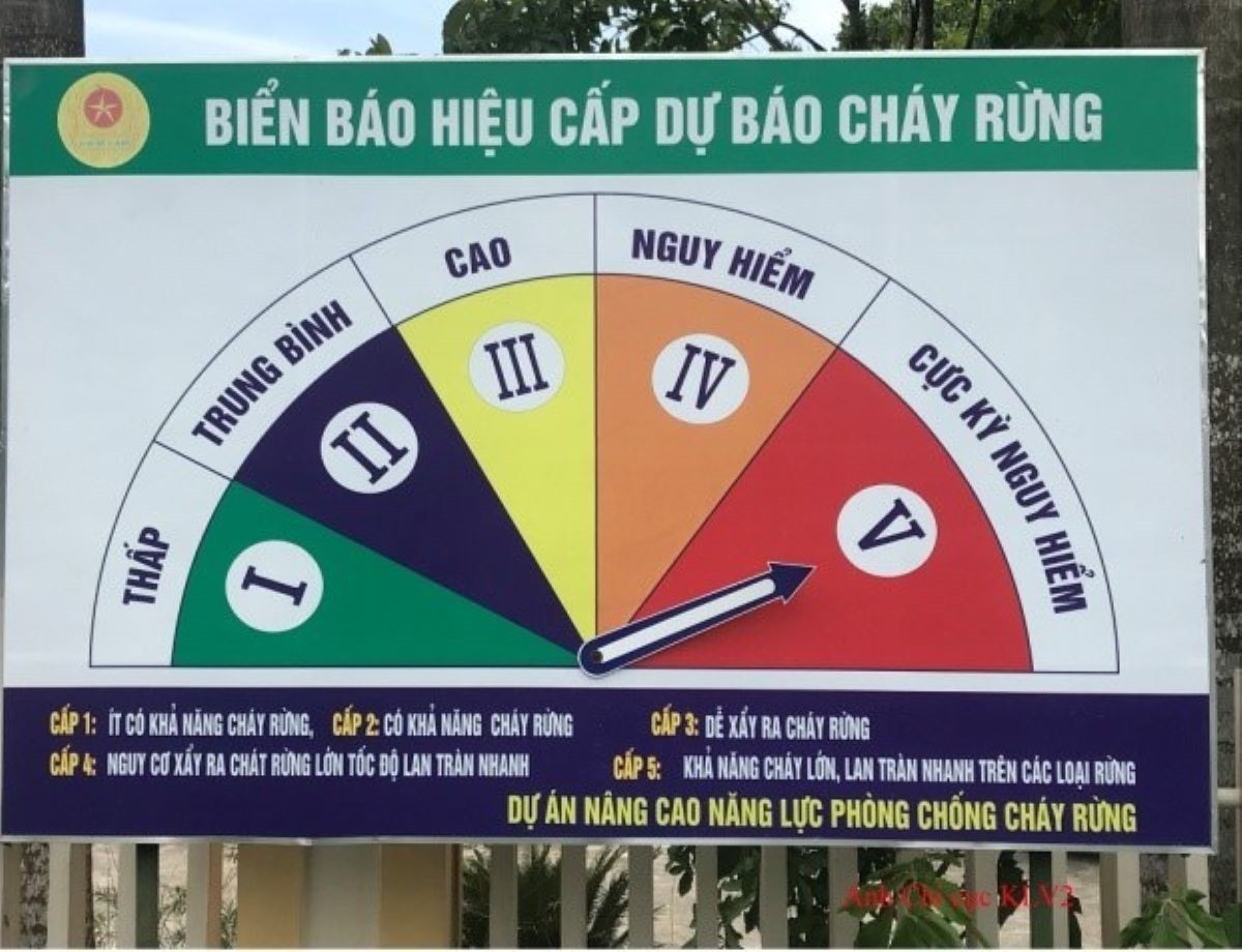 Hải Dương chuyển cấp cháy rừng sang cấp V - Cấp cực kỳ nguy hiểm
