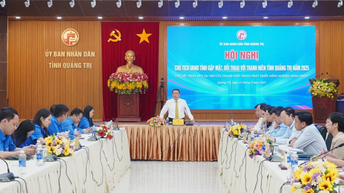 Quyền Chủ tịch tỉnh Quảng Trị gặp mặt, đối thoại với thanh niên năm 2025