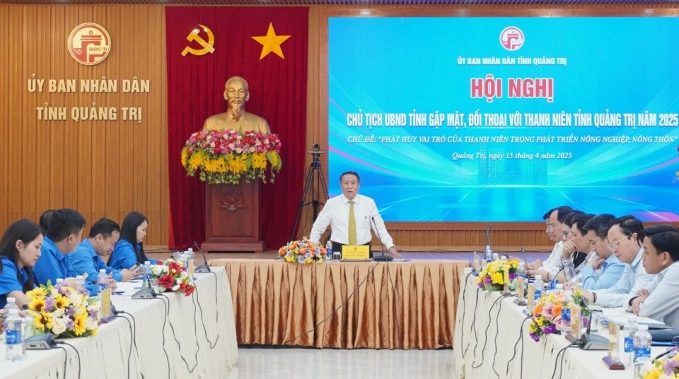 Quyền Chủ tịch tỉnh Quảng Trị gặp mặt, đối thoại với thanh niên năm 2025