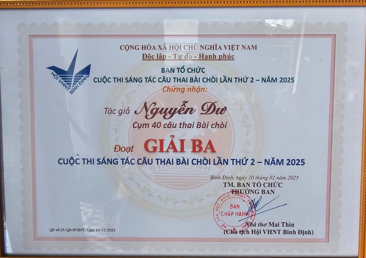 “Ông Dư bài chòi” - Di sản 