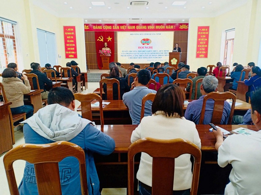 Quang cảnh hội nghị tập huấn.