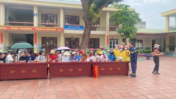 Quảng Ninh: Tuyên truyền, thực tập phương án chữa cháy và cứu nạn tại Trường tiểu học và THCS Nam Khê