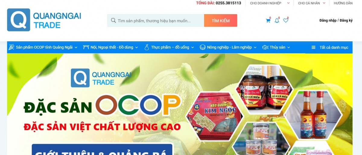 Chuyển đổi số - Giải pháp dài hạn nâng tầm sản phẩm OCOP Quảng Ngãi