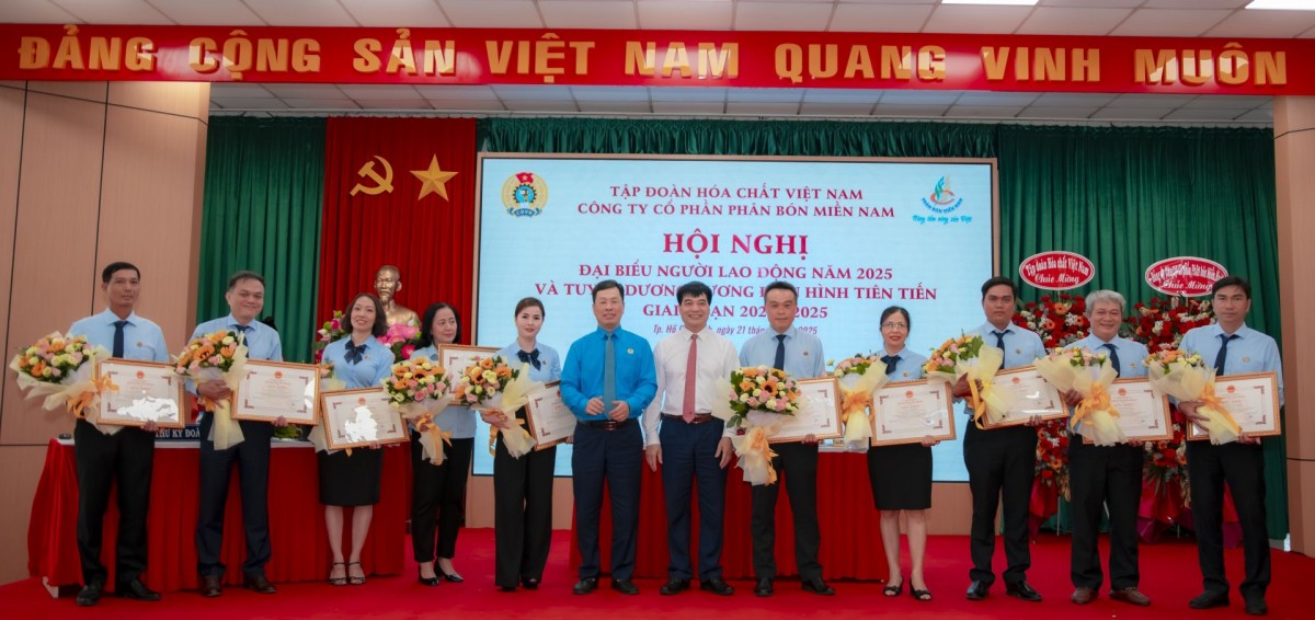 Phân bón Miền Nam: Người lao động là trung tâm trong mọi hoạt động sản xuất kinh doanh
