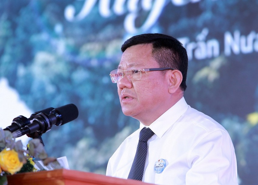 ông Nguyễn Văn Thi, Phó Chủ tịch Thường trực UBND tỉnh Thanh Hóa phát biểu tại buổi lễ động thổ.