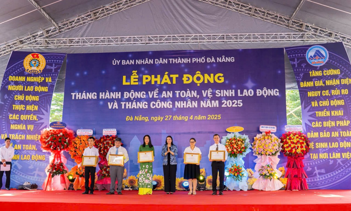 Đà Nẵng phát động Tháng hành động về An toàn, vệ sinh lao động và Tháng Công nhân năm 2025