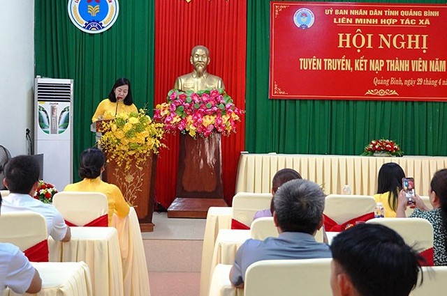 Kết nạp16 thành viên mới vào Liên minh HTX tỉnh Quảng Bình