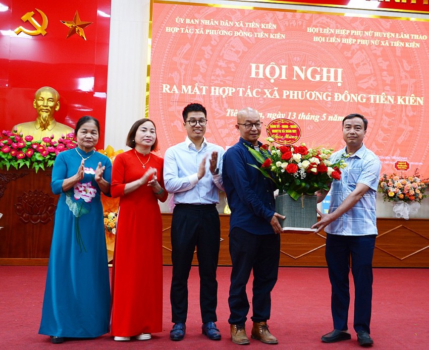 Ra mắt HTX Phương Đông Tiên Kiên: Góp phần phát huy các giá trị văn hóa bản địa