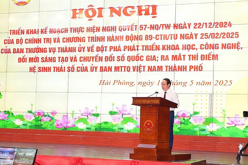 Hải Phòng: Ra mắt hệ sinh thái số của MTTQ Việt Nam