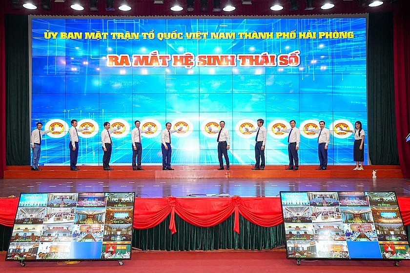 Hải Phòng: Ra mắt hệ sinh thái số của MTTQ Việt Nam