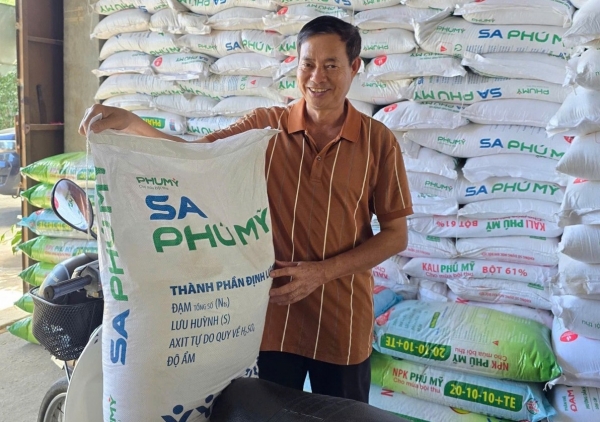 Phú Mỹ cung ứng gần nửa triệu tấn phân bón cho vụ Hè thu/mùa mưa