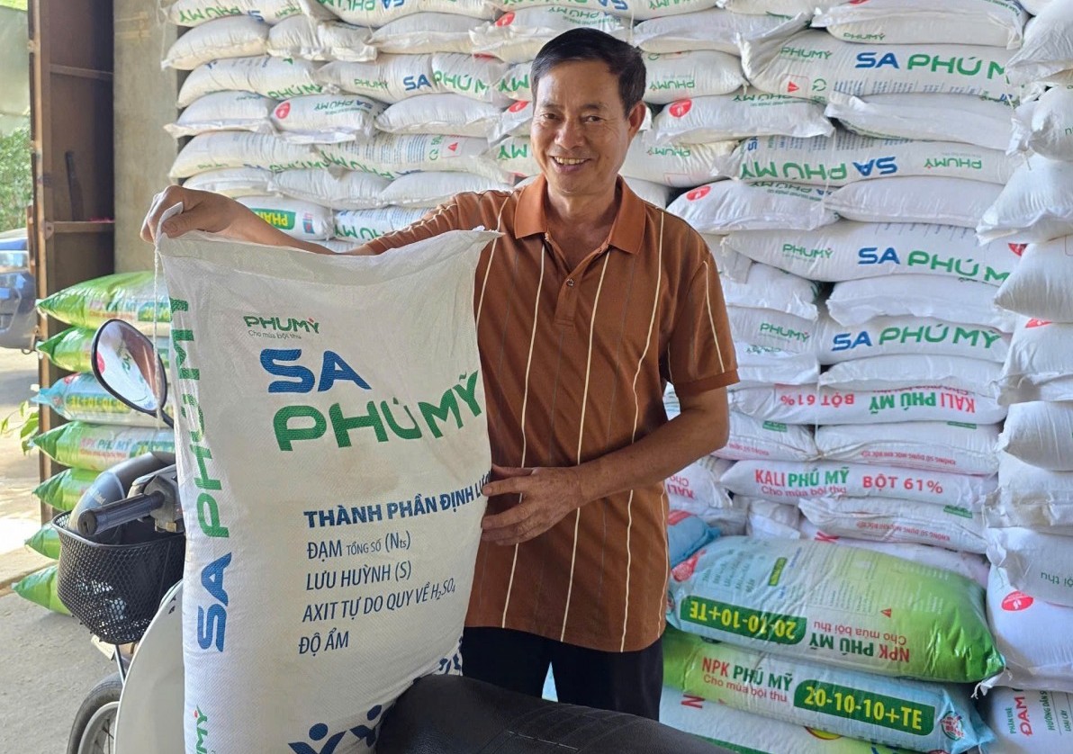 Phú Mỹ cung ứng gần nửa triệu tấn phân bón cho vụ Hè thu/mùa mưa