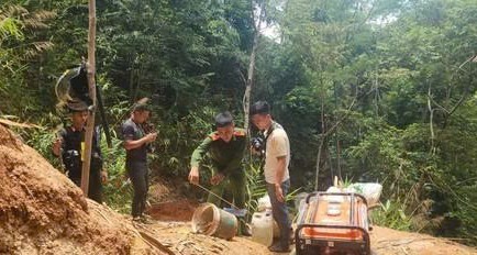 Gia Lai: Điều tra, xử lý vụ khai thác vàng trái phép tại BQL rừng phòng hộ Đak Đoa