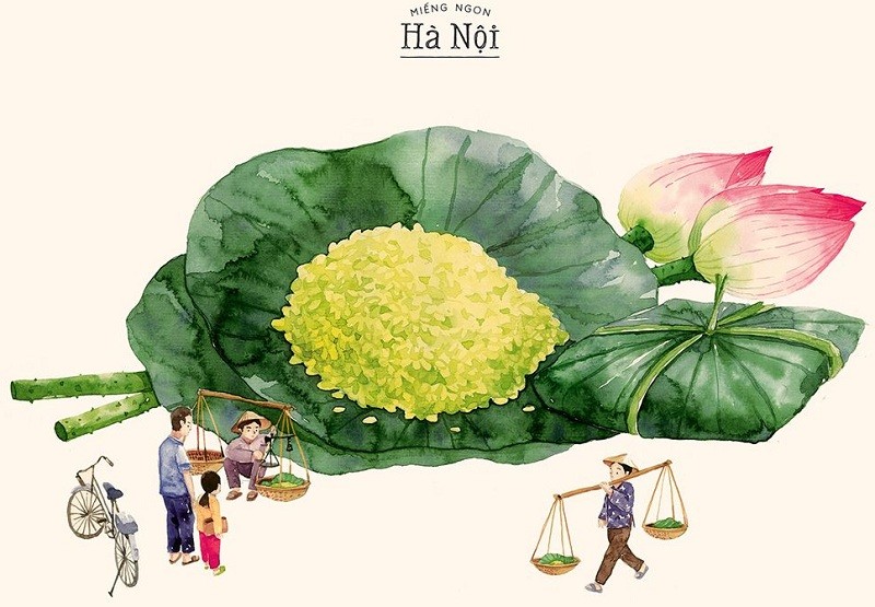 Cốm Làng Vòng: Hương lúa non, hồn quê Hà Nội, thức quà tháng Tám