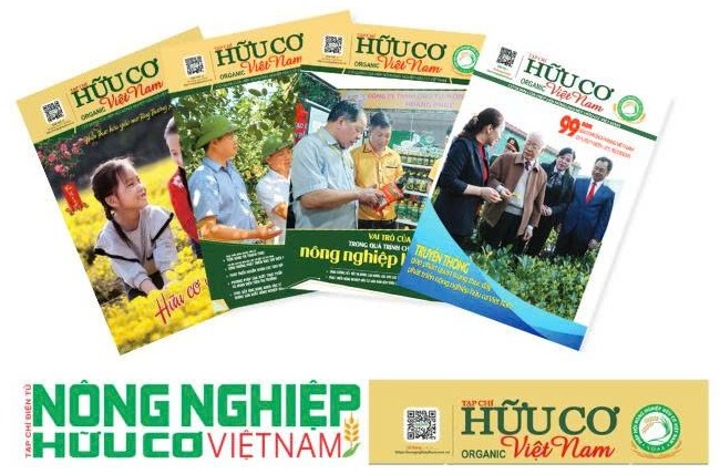 Tạp chí in Hữu cơ Việt Nam/Nông nghiệp hữu cơ điện tử được cấp mã số chuẩn quốc tế ISSN
