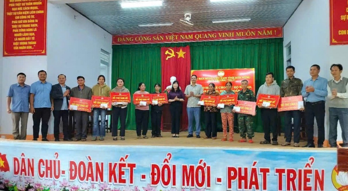 Đắk Nông hỗ trợ sinh kế cho người nghèo tại xã Đắk RTih