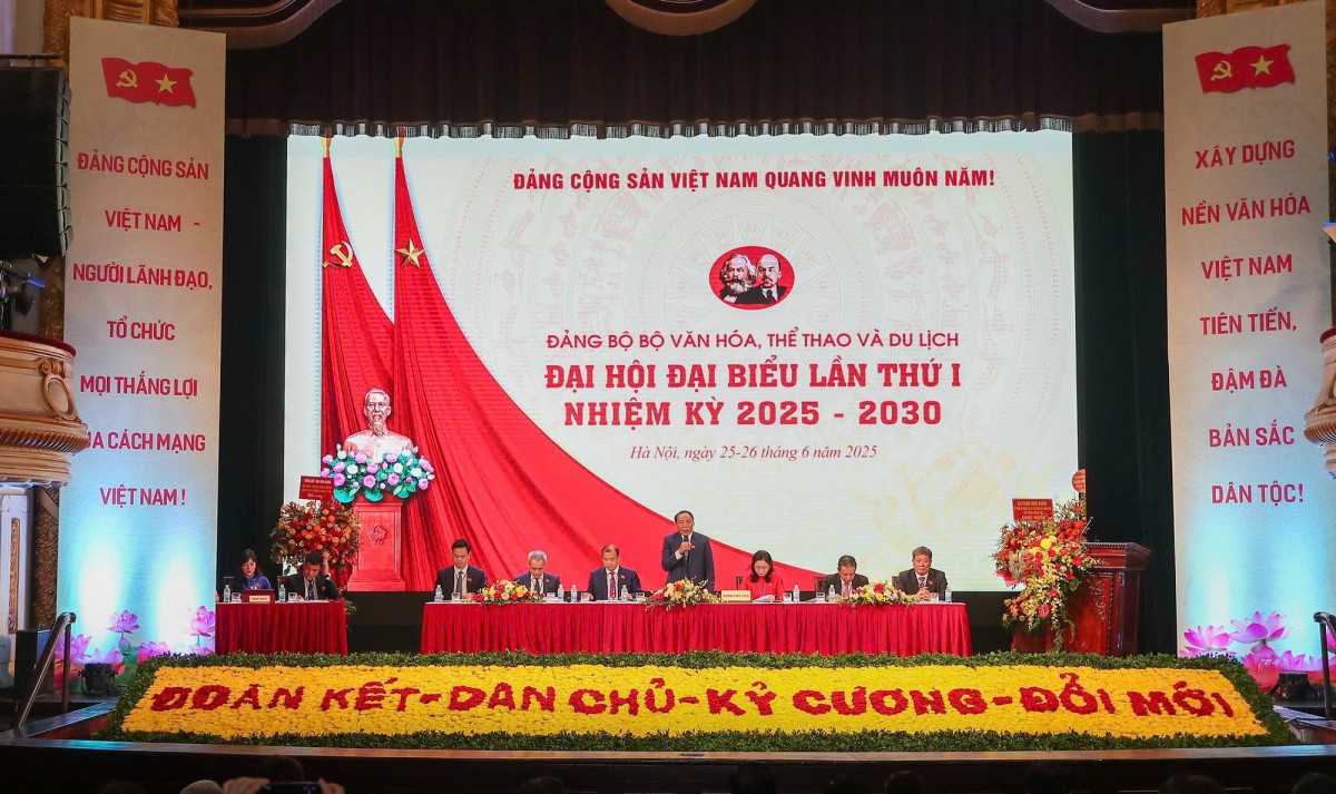 Đại hội Đảng bộ Bộ Văn hóa, Thể thao và Du lịch lần thứ I, nhiệm kỳ 2025 – 2030