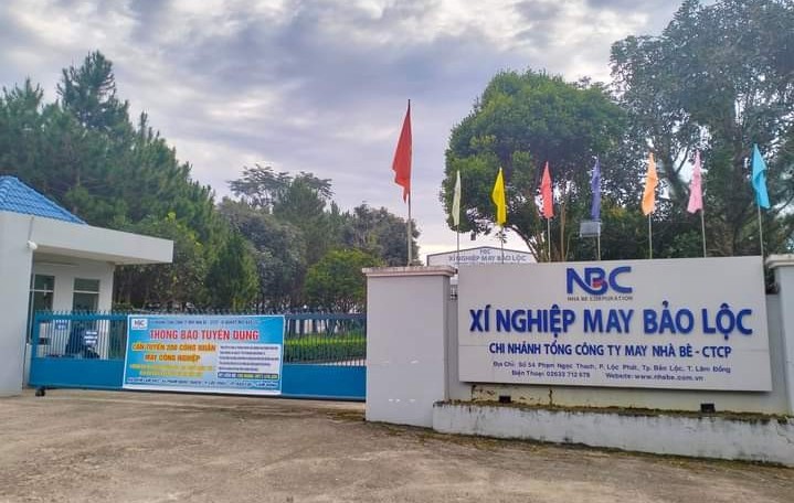 Lâm Đồng: Xử phạt Tổng công ty May Nhà Bè - Công ty Cổ phần về môi trường