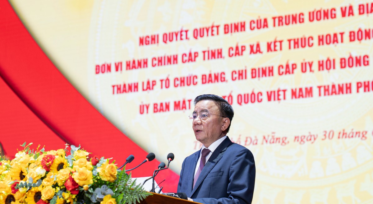 Đà Nẵng long trọng công bố các nghị quyết, quyết định về sáp nhập đơn vị hành chính
