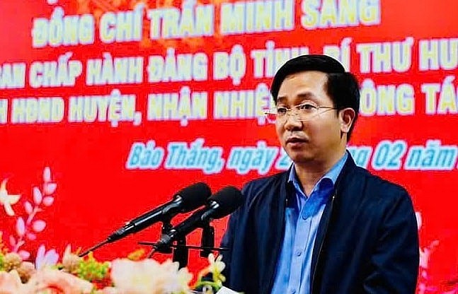 Ông Trần Minh Sáng làm Giám đốc Sở Nông nghiệp và Môi trường tỉnh Lào Cai (mới)