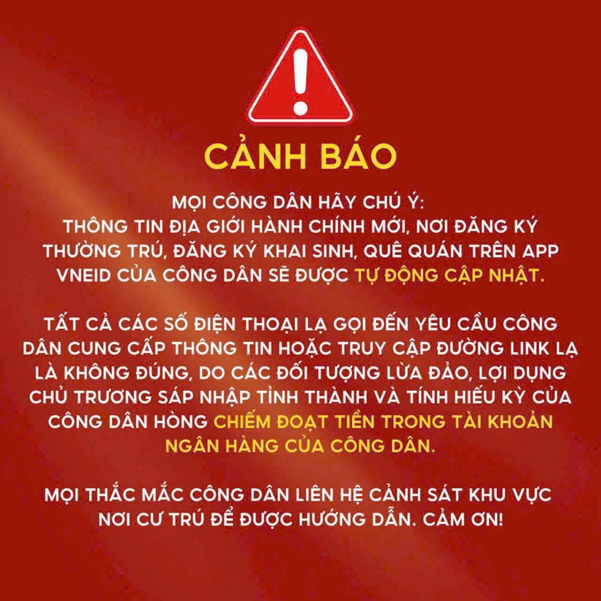 Công an tỉnh Đắk Lắk phát đi cảnh báo người dân các chiêu trò gọi điện lừa đảo mới