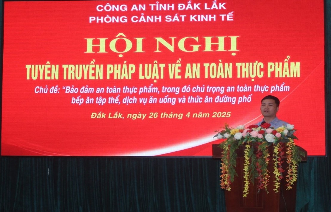Đắk Lắk: Tăng cường truyền truyền kiến thức về ATTP cho các cơ sở sản xuất, kinh doanh nông lâm thủy sản