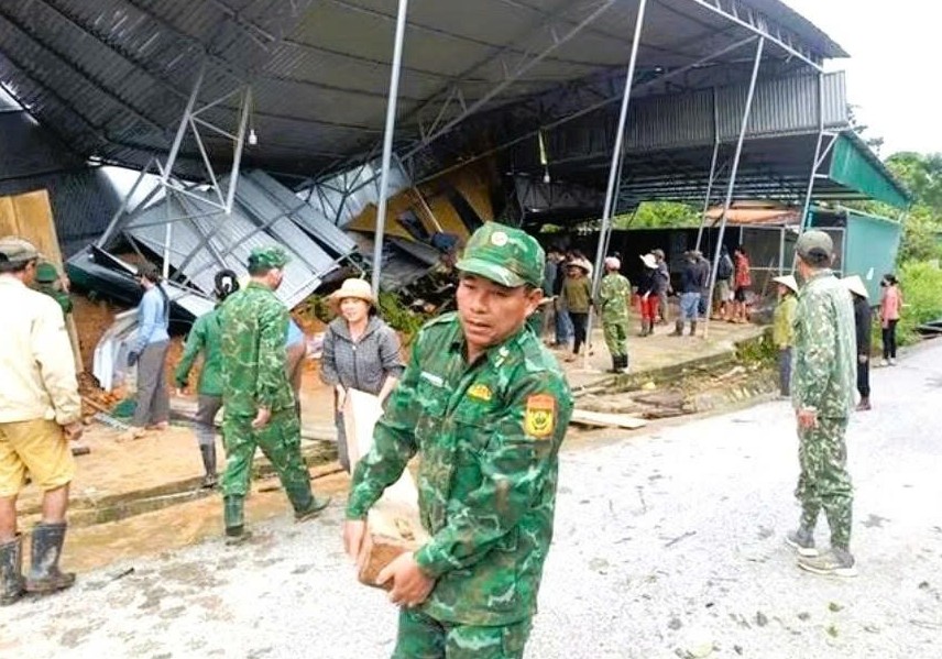 Xã biên giới Nghệ An thiệt hại nặng nề sau những trận mưa lớn
