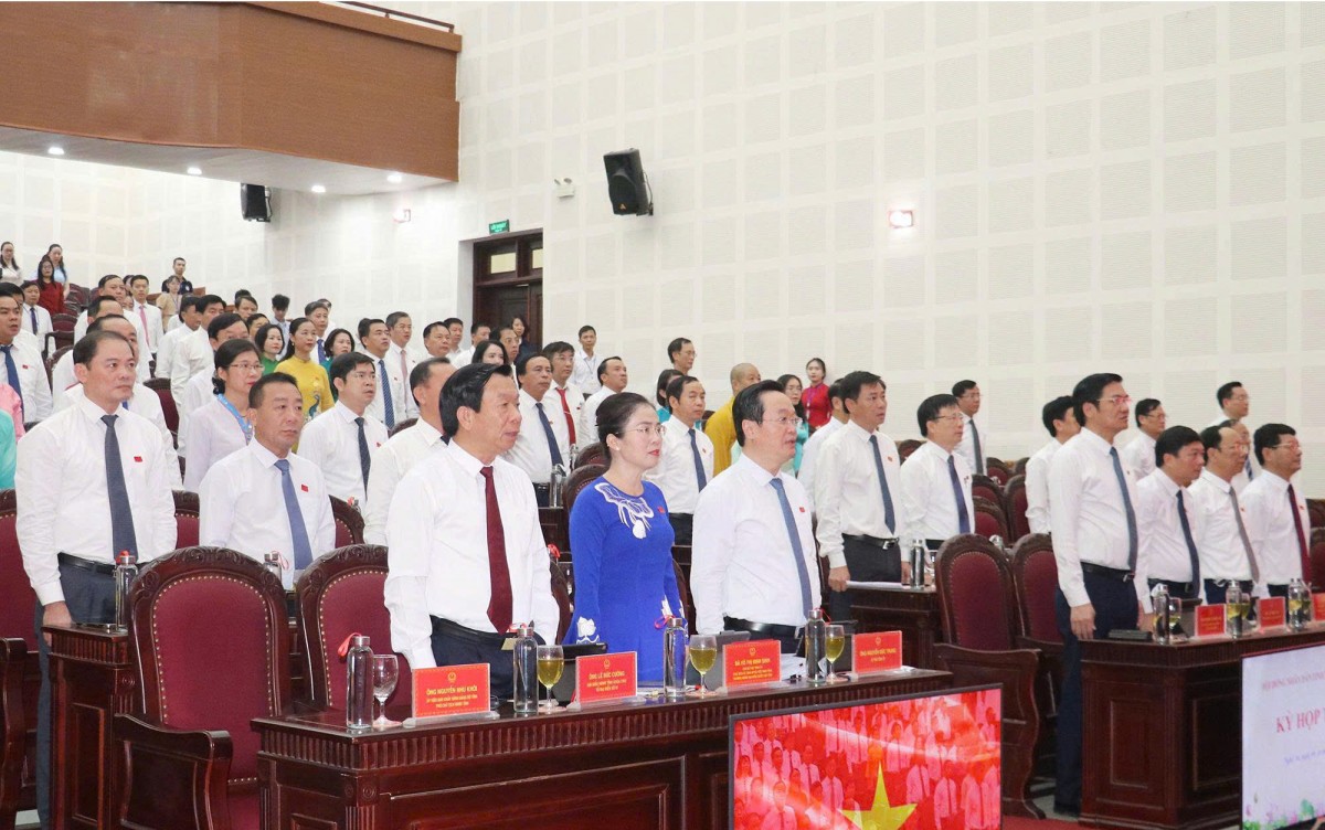 Khai mạc kỳ họp thứ 31, Hội đồng Nhân dân tỉnh Nghệ An khóa XVIII