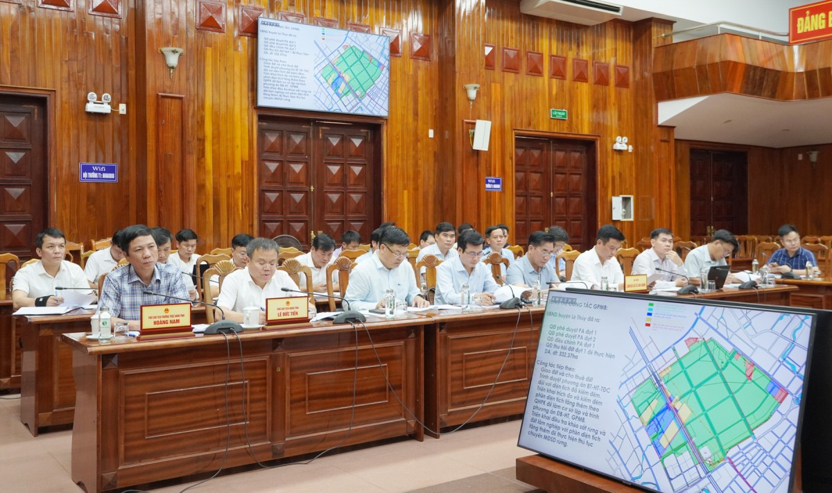 Quảng Trị: Đẩy nhanh tiến độ thực hiện các thủ tục liên quan đến đất đai, rừng