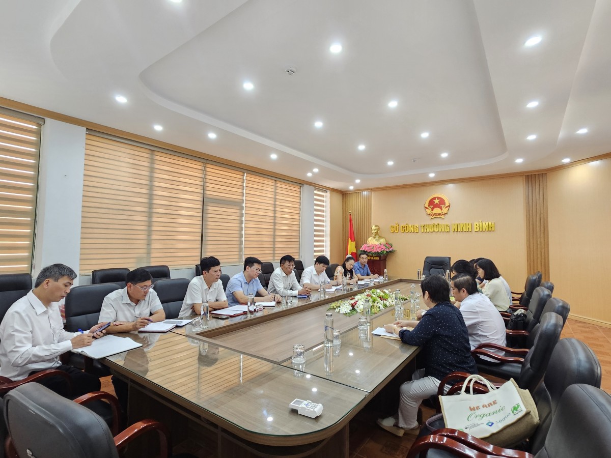 VOAA phối hợp với cơ quan chức năng tỉnh Ninh Bình về công tác chuẩn bị Hội nghị Hữu cơ châu Á lần thứ 8