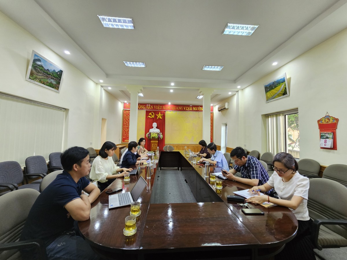 VOAA phối hợp với cơ quan chức năng tỉnh Ninh Bình về công tác chuẩn bị Hội nghị Hữu cơ châu Á lần thứ 8