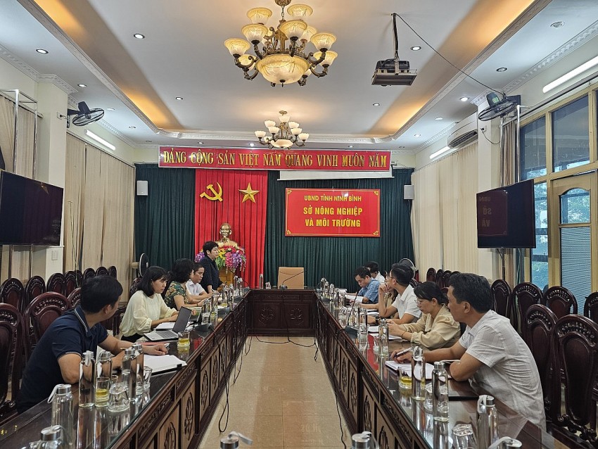 VOAA phối hợp với cơ quan chức năng tỉnh Ninh Bình về công tác chuẩn bị Hội nghị Hữu cơ châu Á lần thứ 8