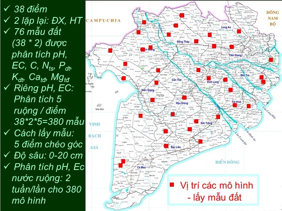 Thực trạng Canxi đất lúa vùng Đồng Bằng Sông Cửu Long  từ kết quả chương trình “Canh Tác Lúa Thông Minh”