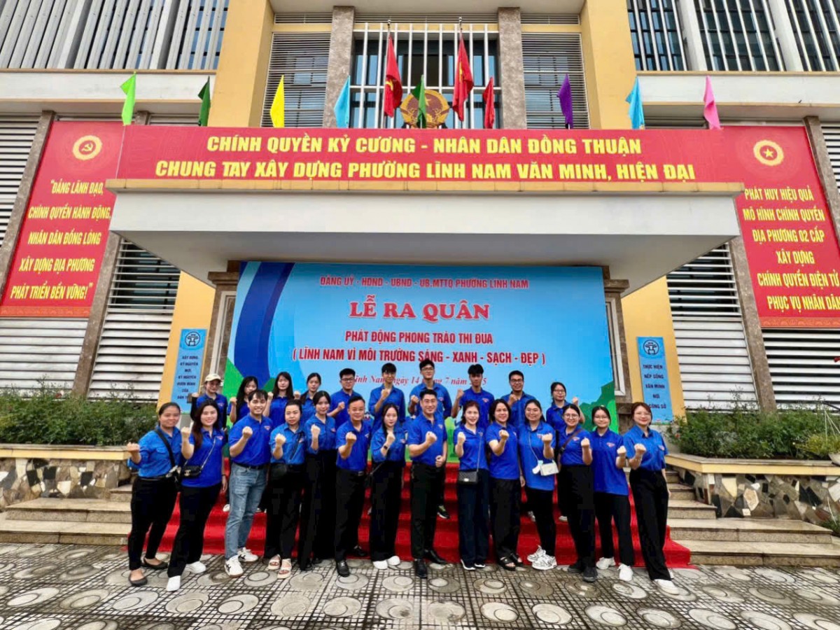 Phường Lĩnh Nam kết nối hành trình sống xanh