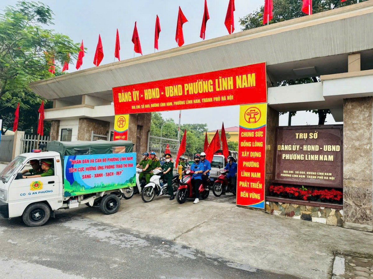 Phường Lĩnh Nam kết nối hành trình sống xanh