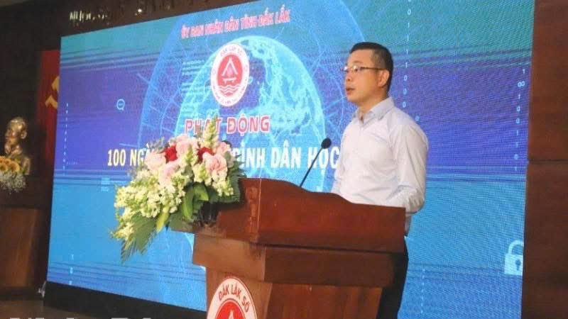Đắk Lắk: Phát động phong trào “Bình dân học vụ số” hướng tới phổ cập tri thức số toàn dân