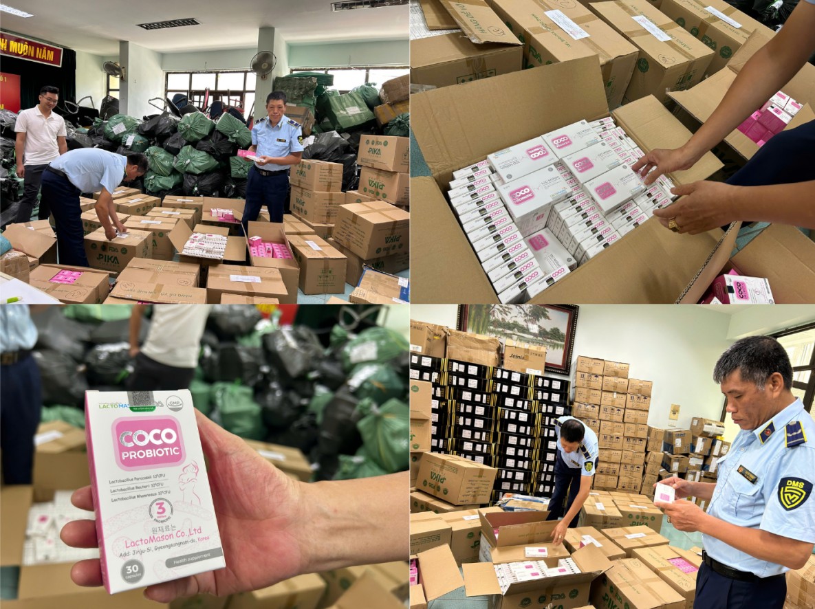 Xử phạt hơn 634 triệu đối với doanh nghiệp gia công sản phẩm phụ khoa giả mạo nhãn hiệu Lacto Mason