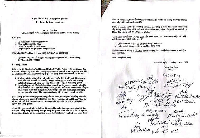 Hải Phòng: Người dân phải nhập viện khi nhắc nhở lò giết mổ lợn gây ô nhiễm